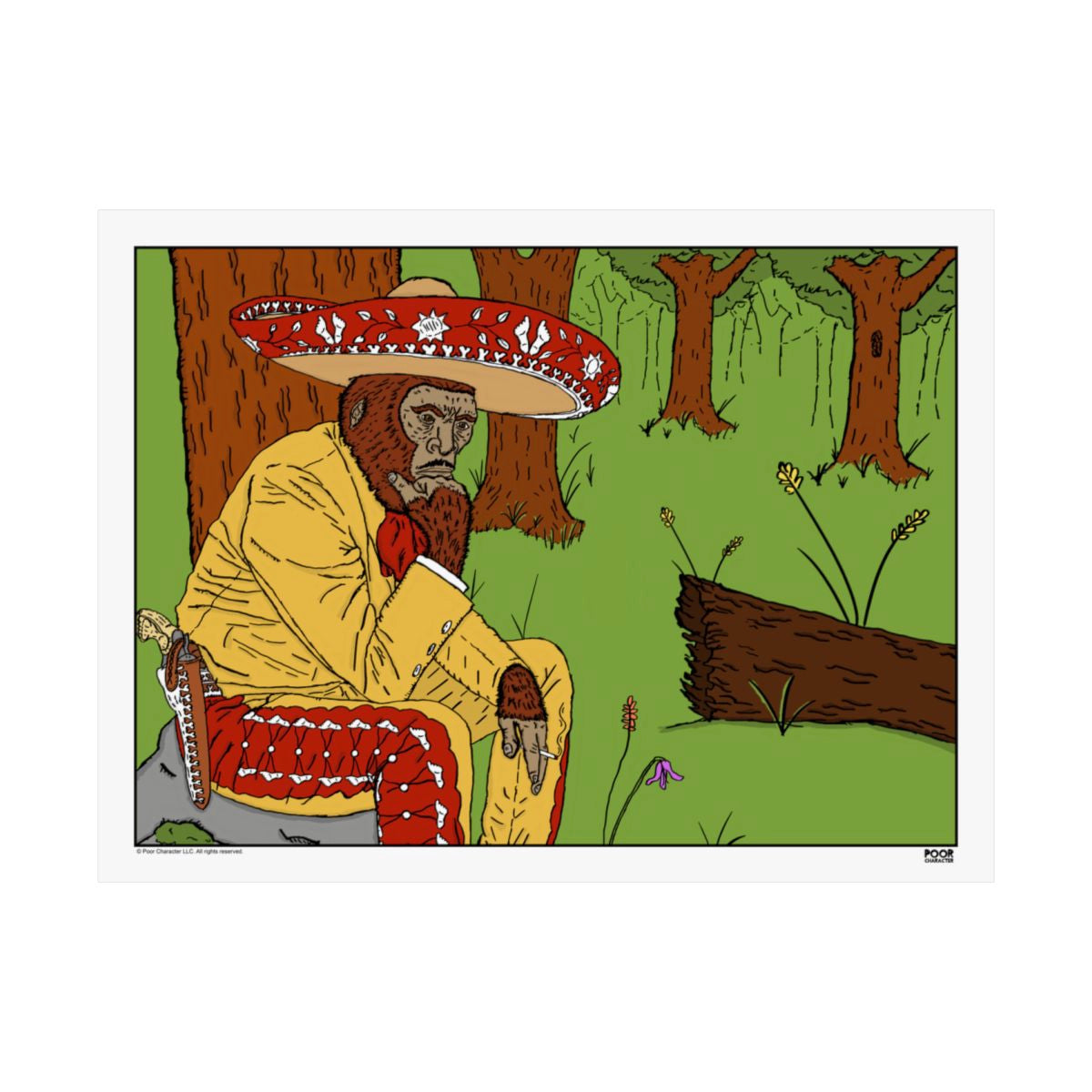 THINKING SASQUATCHINO PRINT