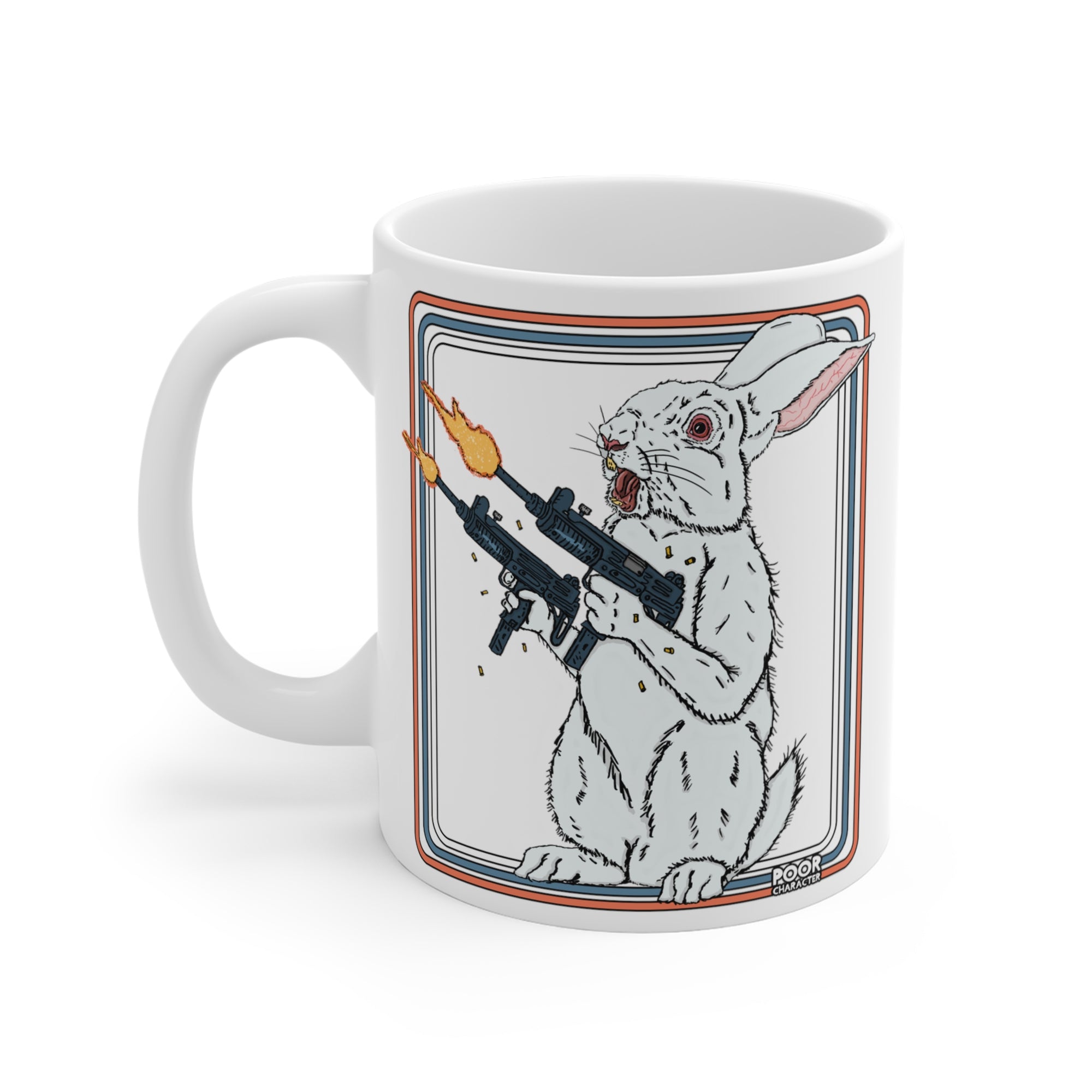 BLASTIN' BUNNY COFFEE MUG