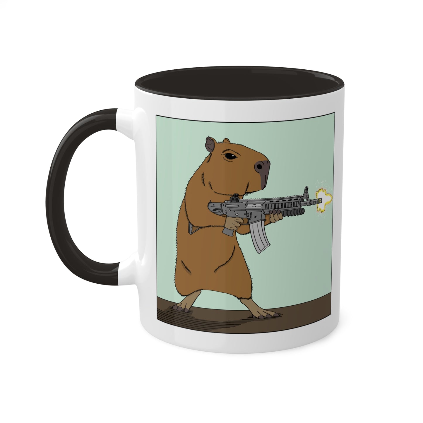 Capybara Commando 11oz Mug