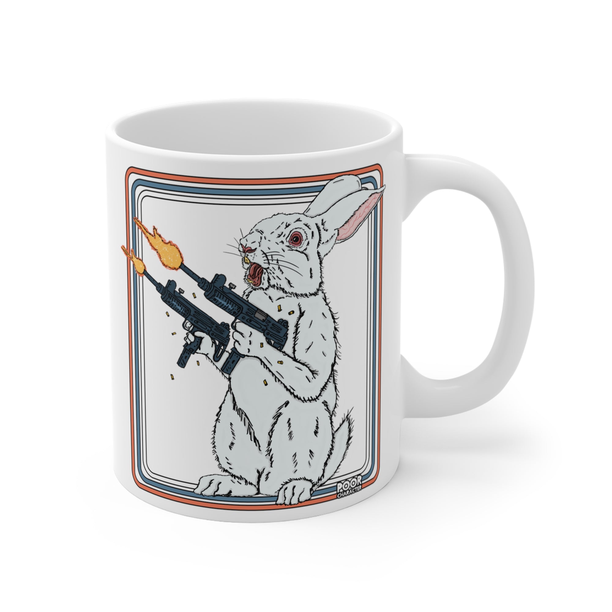 BLASTIN' BUNNY COFFEE MUG