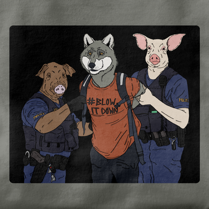 Big Bad Protesting Wolf T-Shirt