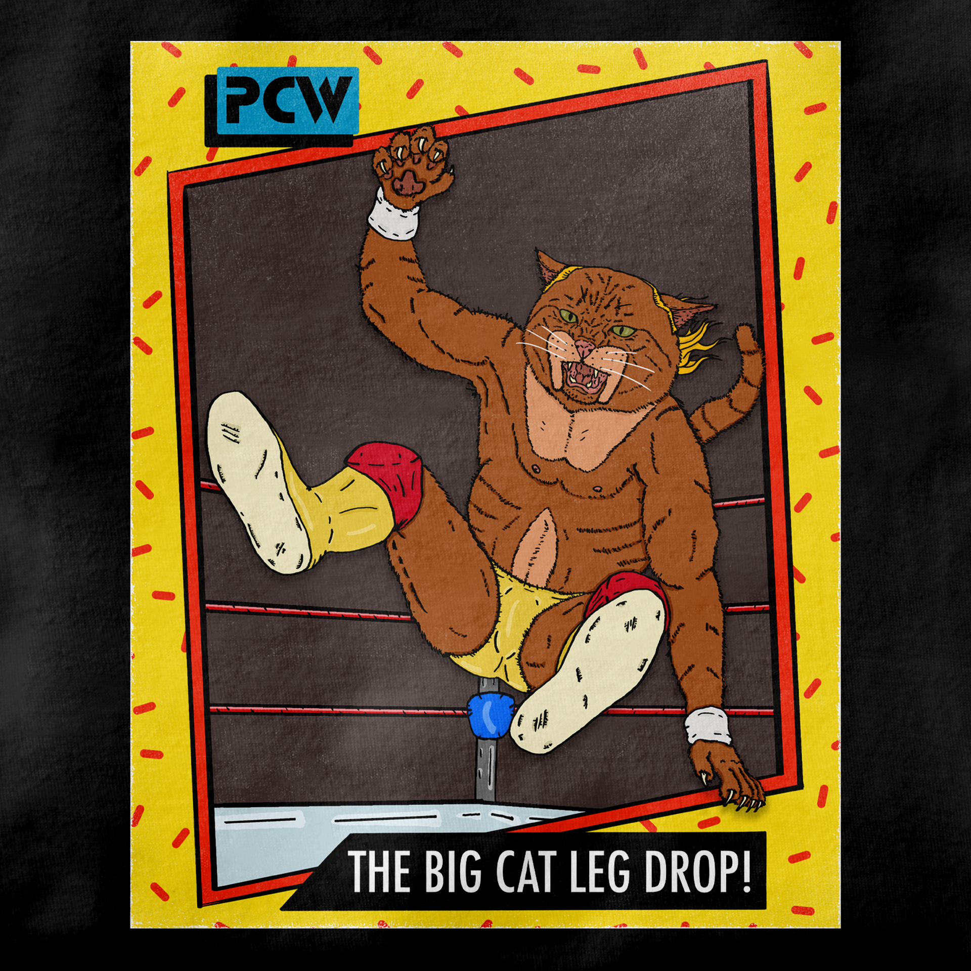 CATAMANIAC LEG DROP T-SHIRT