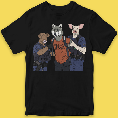 Big Bad Protesting Wolf T-Shirt