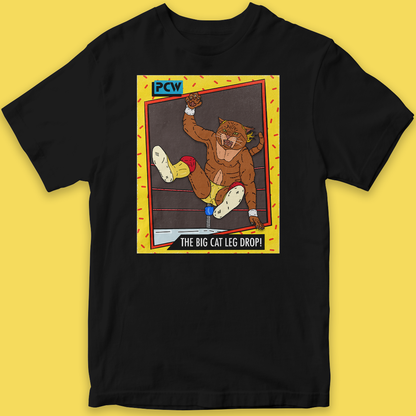 Big Cat Vintage Card T-Shirt