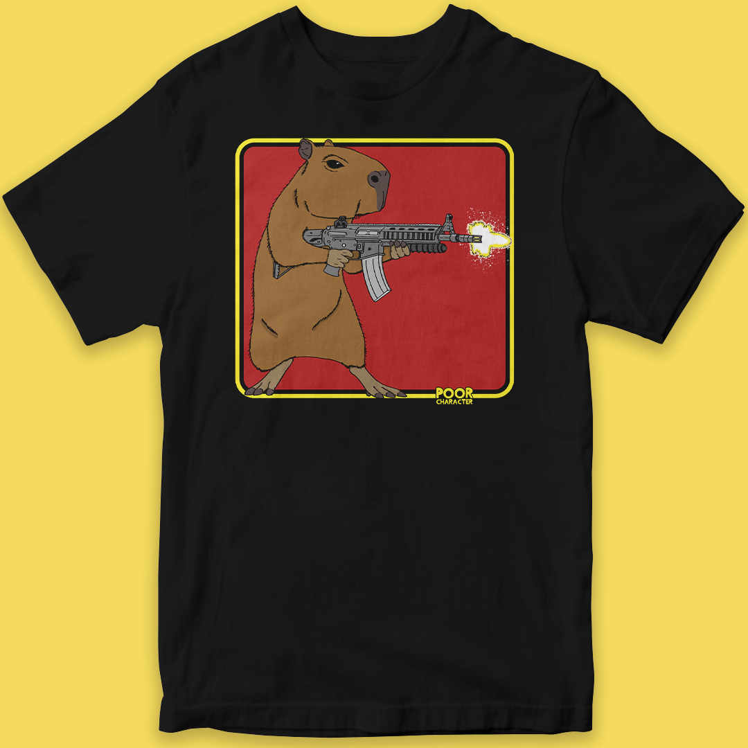 CAPYBARA COMMANDO T-SHIRT