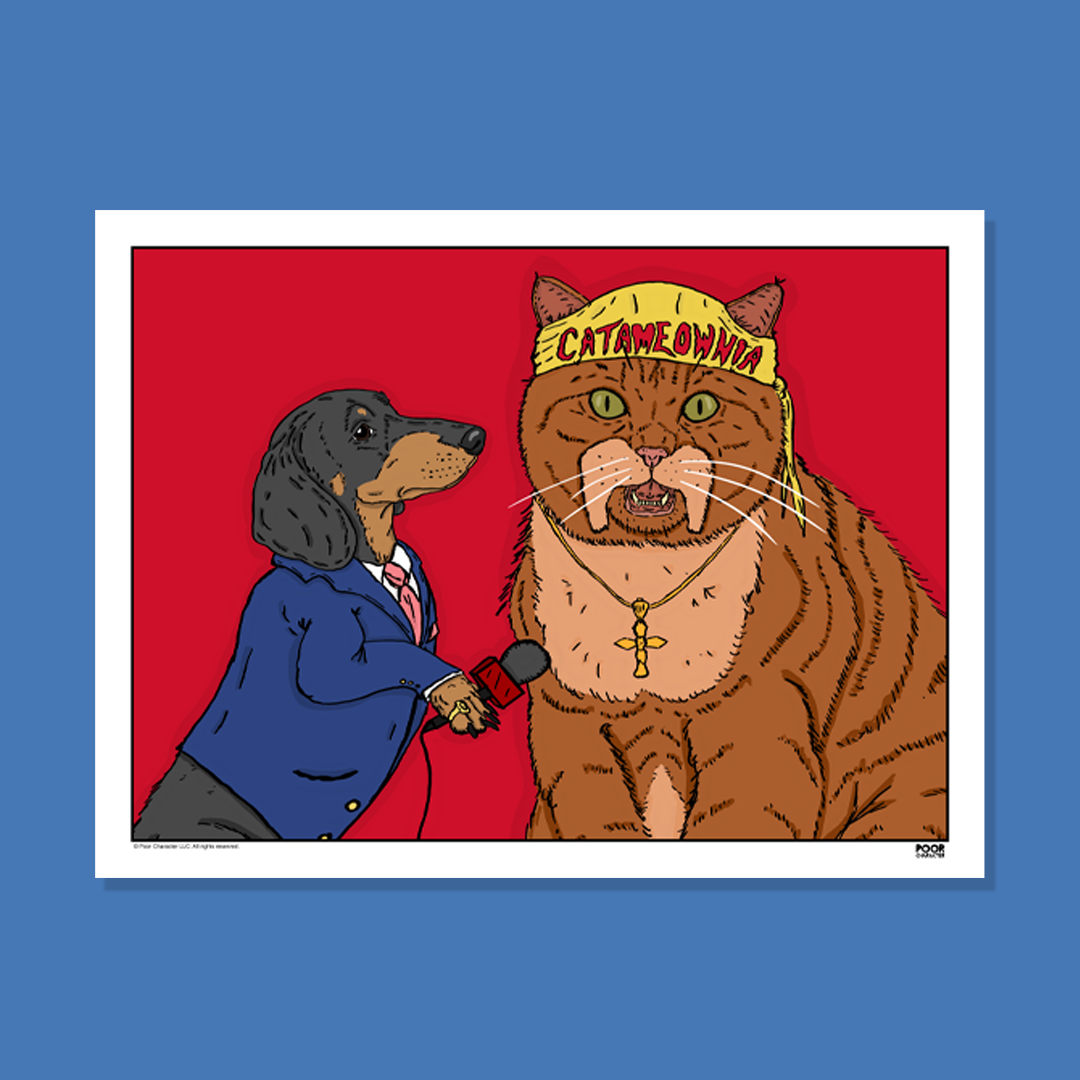 CATAMANIAC INTERVIEW PRINT