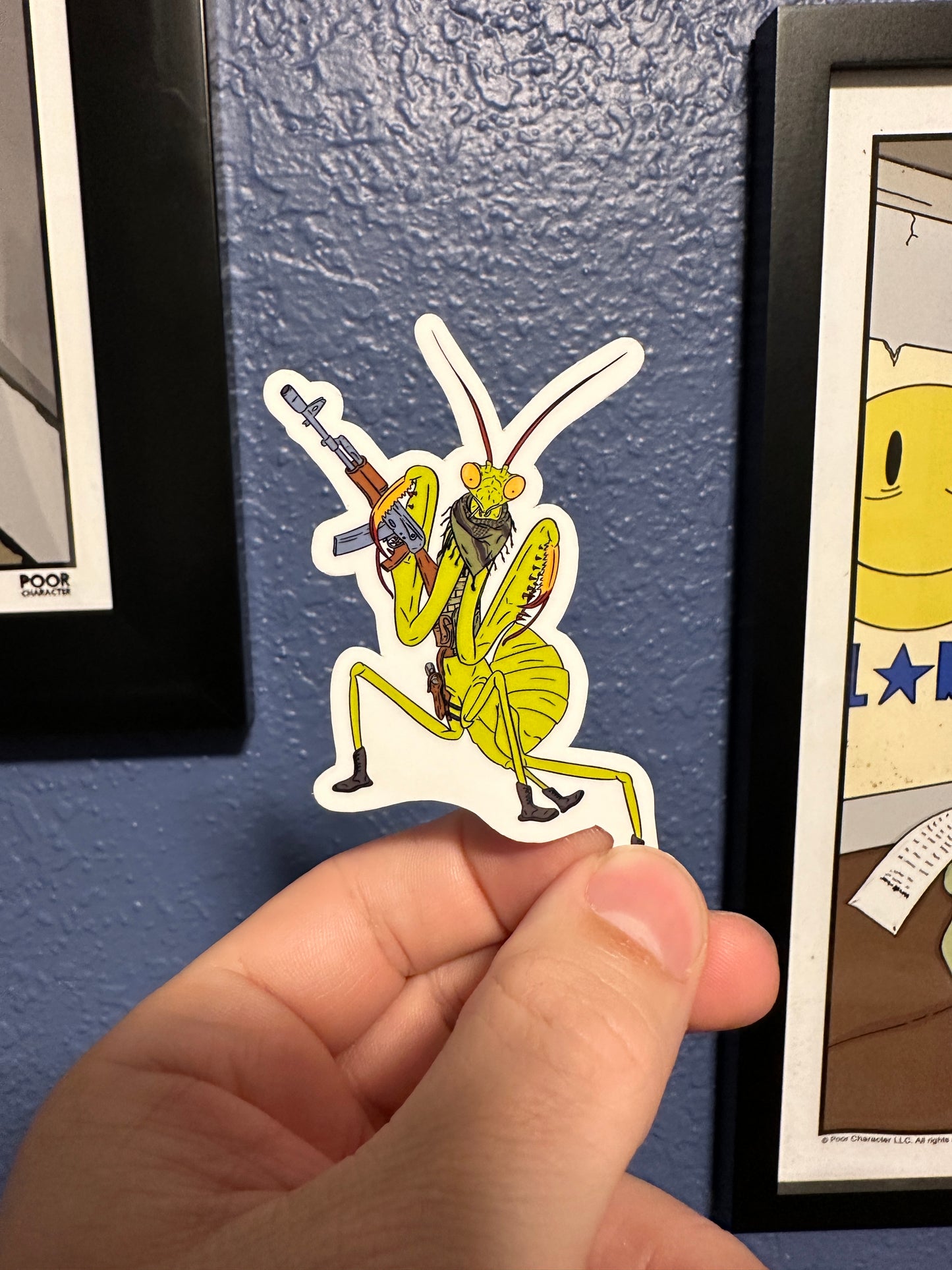 Tactical Mantis Sticker