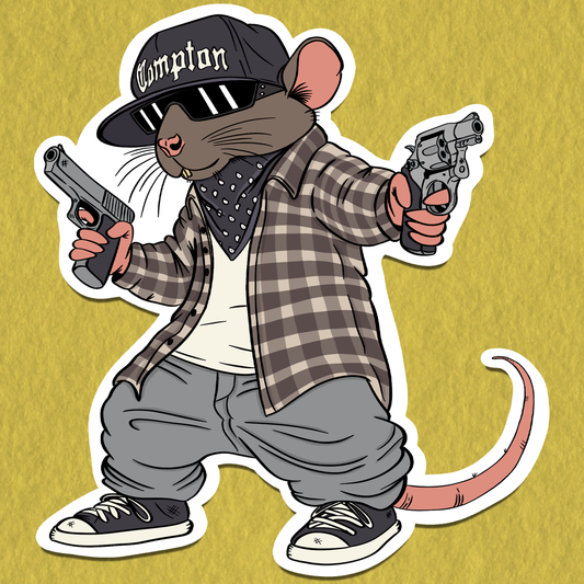 Rat-a-Tat-Tat Sticker