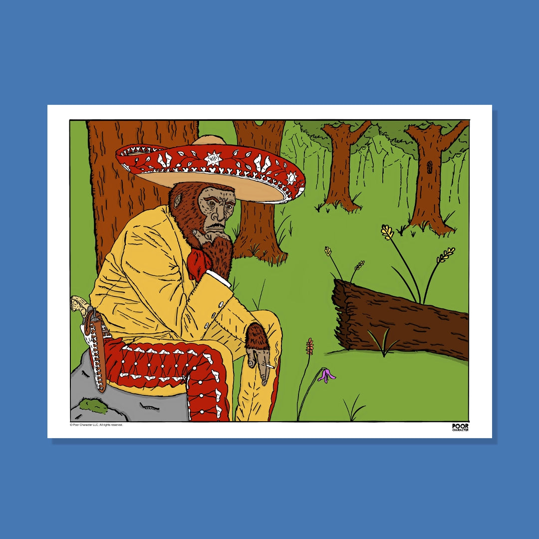 THINKING SASQUATCHINO PRINT