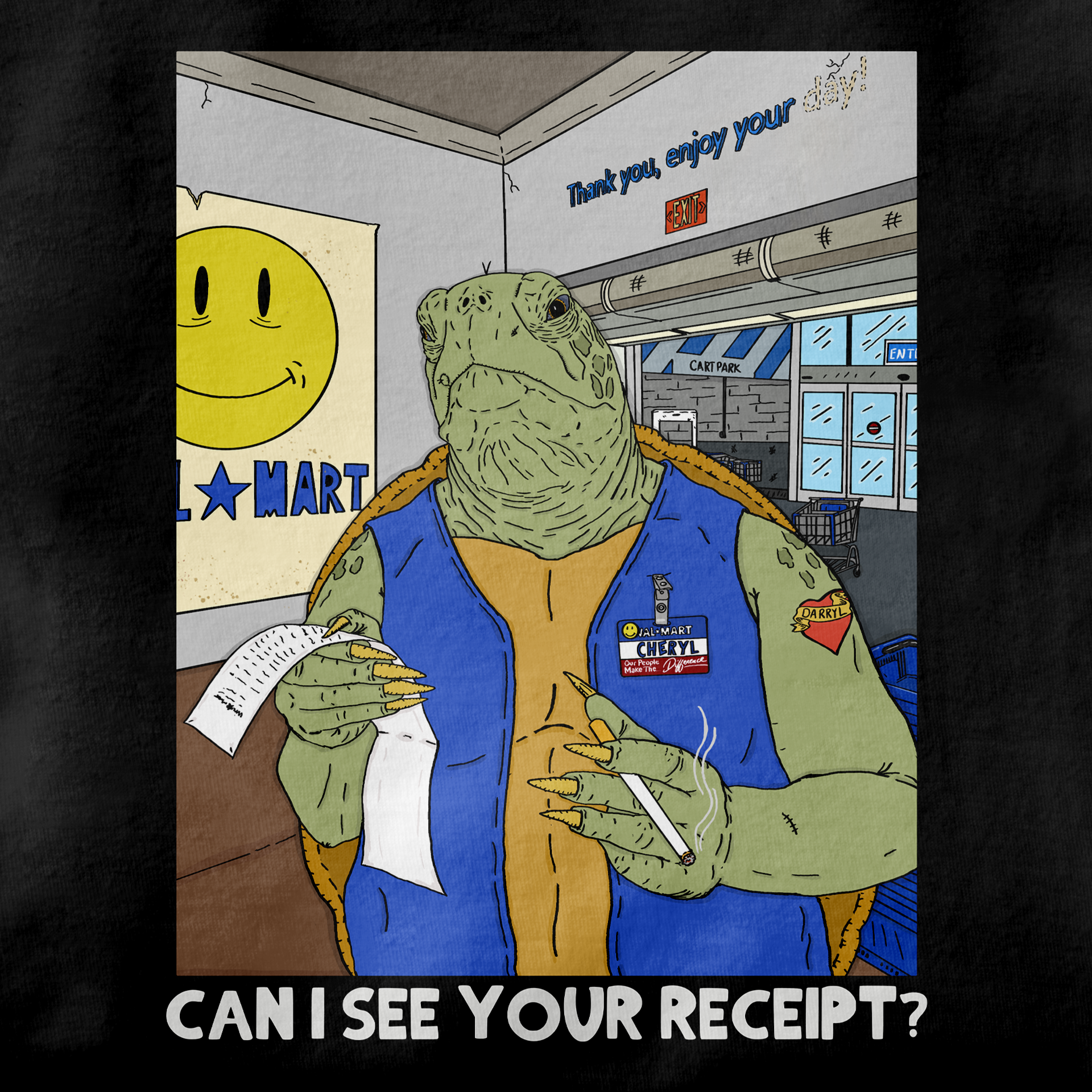 WALLY WORLD TURTLE T-SHIRT